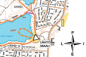 Hollola maastotriathlon juoksu uinti pyöräily maastokartta reittikartta tapahtumakeskus