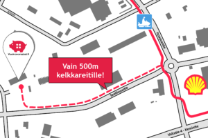 vuokravarastot opaskartta Rovaniemi moottorikelkka kelkkareitti